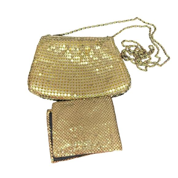 Vintage Y&S Original Gold Chainmail Mesh Purse & Wallet - Picture 2 of 10